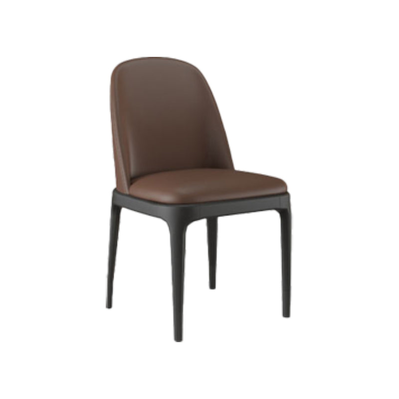 Plastic zijstoel Moderne Stijl Windsor Achter Armloze stoel voor keukengebruik