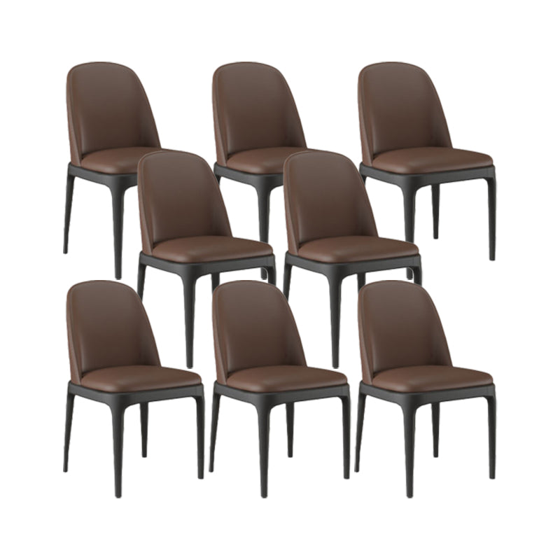 Plastic zijstoel Moderne Stijl Windsor Achter Armloze stoel voor keukengebruik