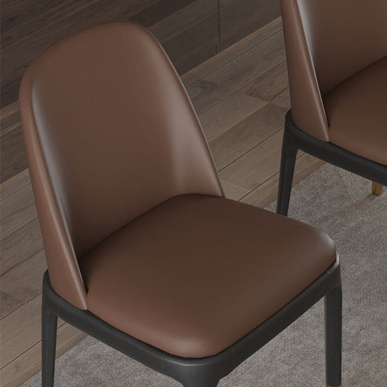 Plastic zijstoel Moderne Stijl Windsor Achter Armloze stoel voor keukengebruik