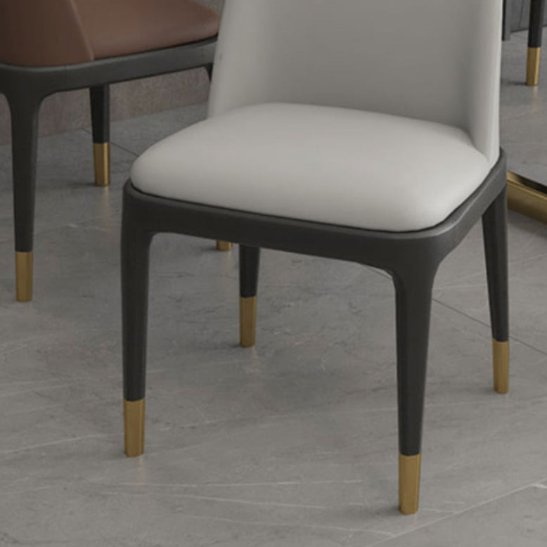 Plastic zijstoel Moderne Stijl Windsor Achter Armloze stoel voor keukengebruik