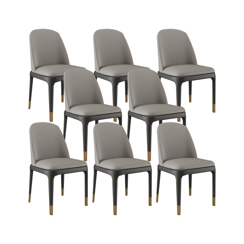 Plastic zijstoel Moderne Stijl Windsor Achter Armloze stoel voor keukengebruik