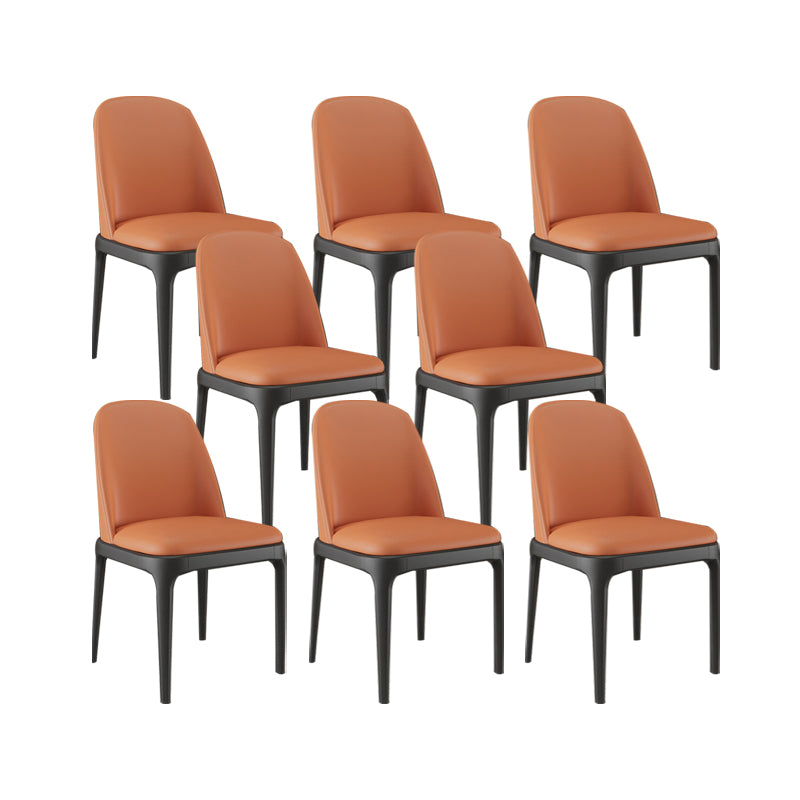 Plastic zijstoel Moderne Stijl Windsor Achter Armloze stoel voor keukengebruik