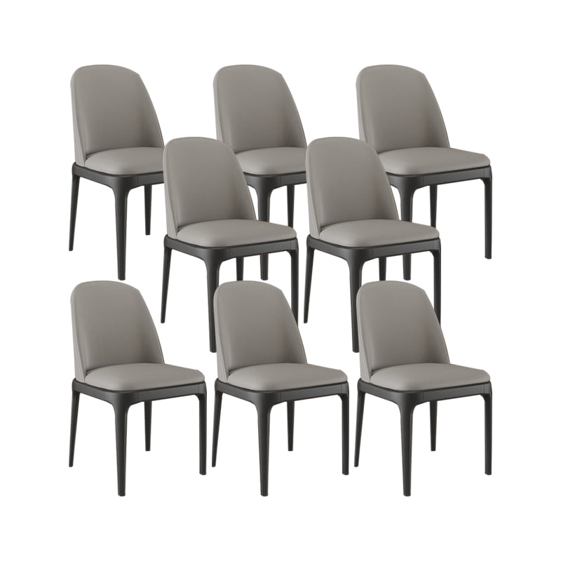 Plastic zijstoel Moderne Stijl Windsor Achter Armloze stoel voor keukengebruik