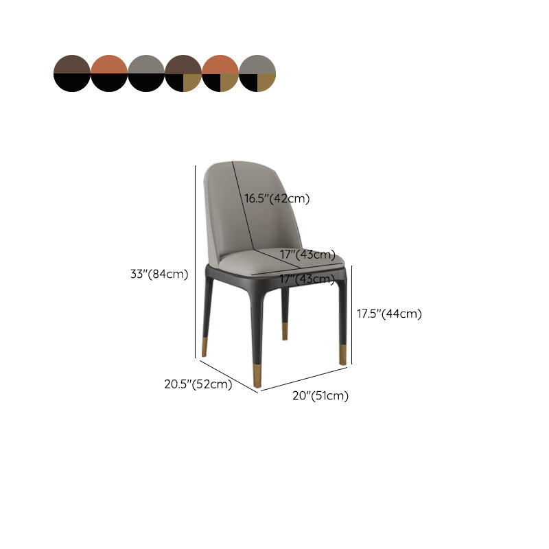 Plastic zijstoel Moderne Stijl Windsor Achter Armloze stoel voor keukengebruik