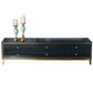 Console multimédia TV avec rangement fermé Console multimédia Glam avec tiroirs