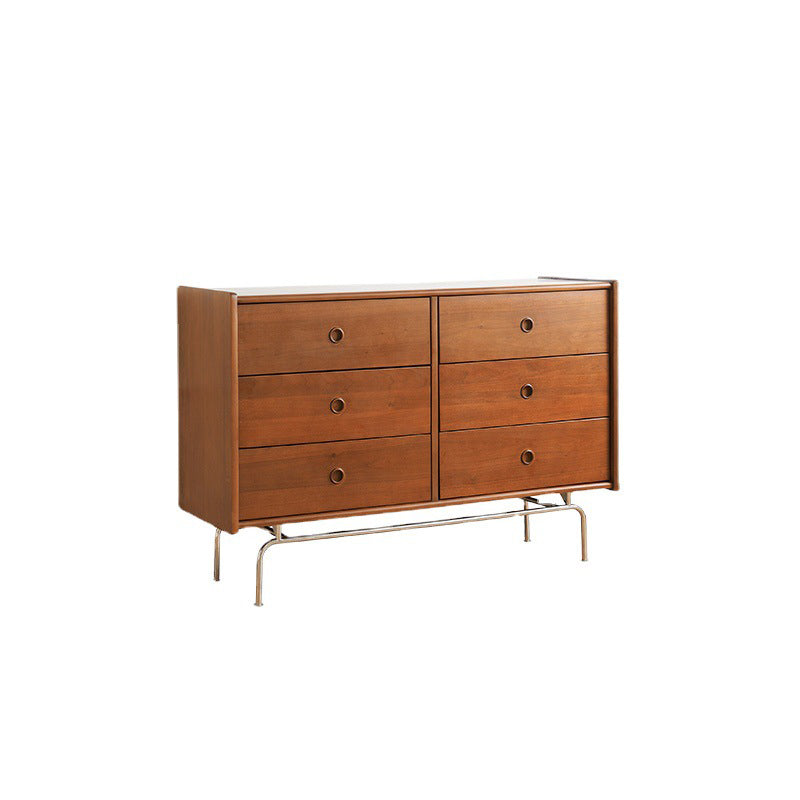 Horizontaal dubbel dressoir, eigentijds dressoir met opbergruimte voor thuis