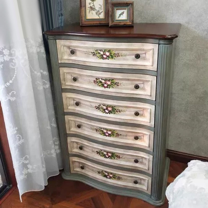 Traditional Storage Chest Solid Wood Dresser with 6/4/5 Drawers Clearhalo 'Bedroom Furniture' 'Dressers & Chests' 'dressers_chests' 'furn' 'furn_dressers_chests' 'Furniture' 7169491