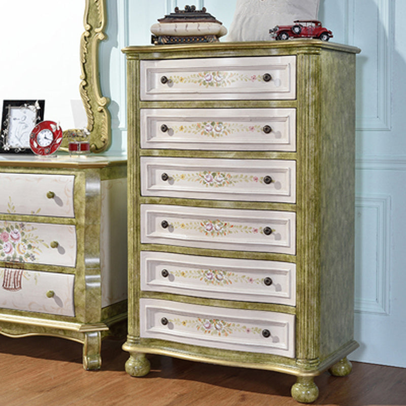 Traditional Storage Chest Solid Wood Dresser with 6/4/5 Drawers Clearhalo 'Bedroom Furniture' 'Dressers & Chests' 'dressers_chests' 'furn' 'furn_dressers_chests' 'Furniture' 7169497
