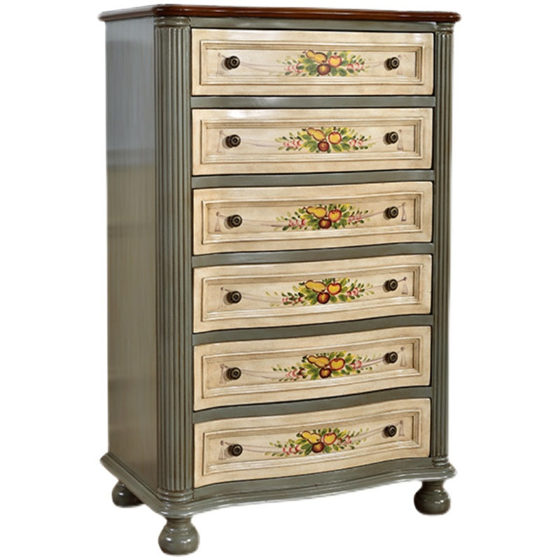 Traditional Storage Chest Solid Wood Dresser with 6/4/5 Drawers Clearhalo 'Bedroom Furniture' 'Dressers & Chests' 'dressers_chests' 'furn' 'furn_dressers_chests' 'Furniture' 7169500
