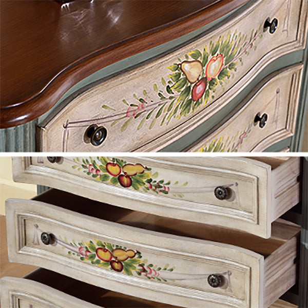 Traditional Storage Chest Solid Wood Dresser with 6/4/5 Drawers Clearhalo 'Bedroom Furniture' 'Dressers & Chests' 'dressers_chests' 'furn' 'furn_dressers_chests' 'Furniture' 7169502
