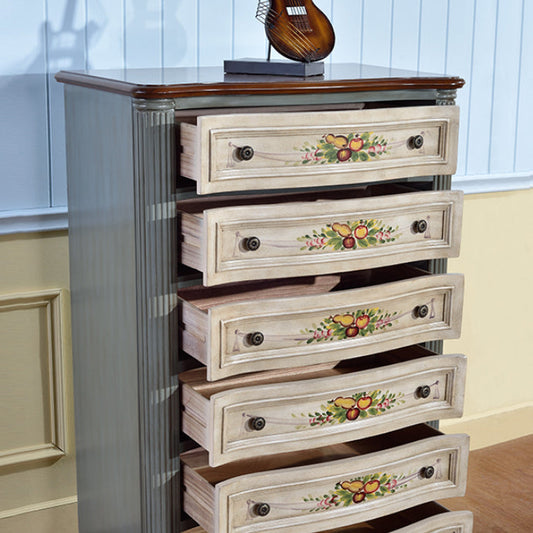 Traditional Storage Chest Solid Wood Dresser with 6/4/5 Drawers Clearhalo 'Bedroom Furniture' 'Dressers & Chests' 'dressers_chests' 'furn' 'furn_dressers_chests' 'Furniture' 7169506