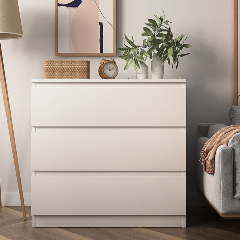 Cassettiera contemporanea doppia in legno per camera da letto