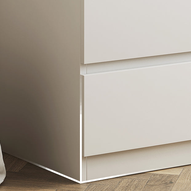Cassettiera contemporanea doppia in legno per camera da letto