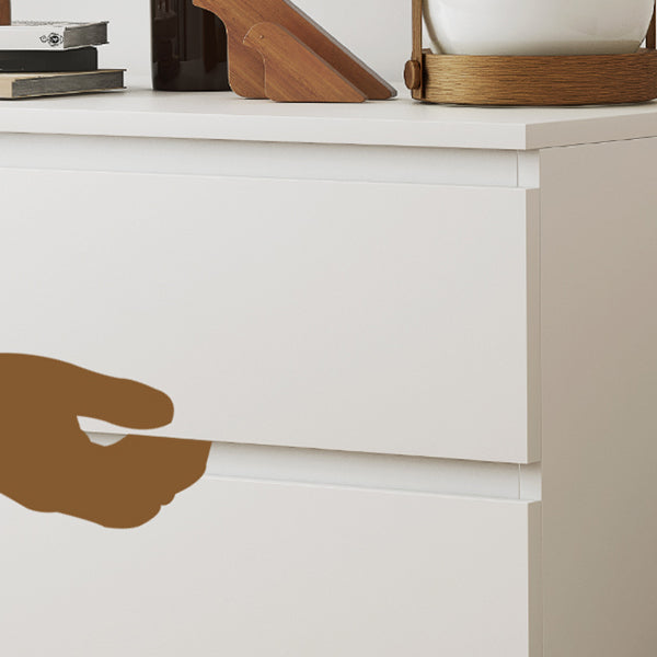 Cassettiera contemporanea doppia in legno per camera da letto
