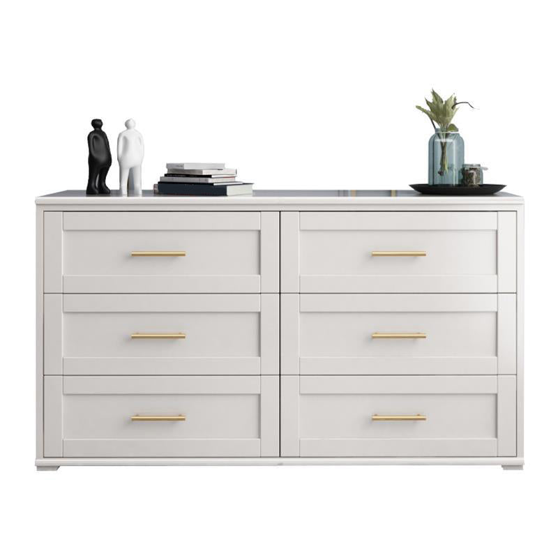 Commode classique de coffre de stockage en bois solide de coffre de rangement glamour, largeur de 17,55 pouces