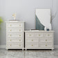 Classic Glam Storage Chest Solid Wood Dresser , 17.55-inch Width