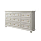 Classic Glam Storage Chest Solid Wood Dresser , 17.55-inch Width