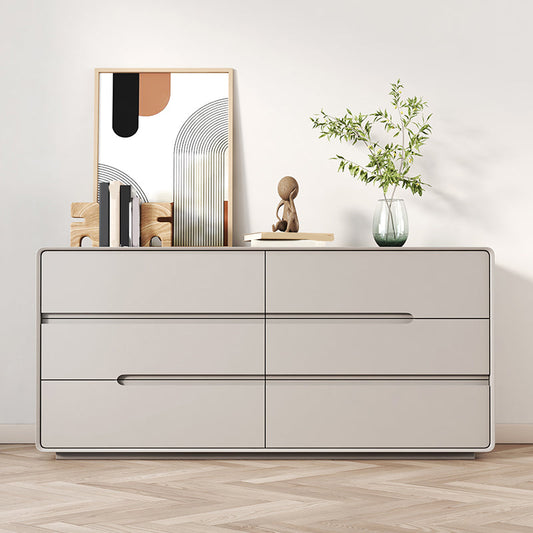 Contemporary Dresser Wooden Storage Chest Dresser with Drawers