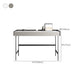 Modern Style Stone Office Task Rectangular Shape Writing Desk with 2-Legs