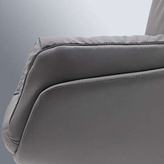 Sedia da ufficio in pelle moderna nessuna sedia da scrivania ergonomica angosciante