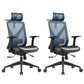 Removable Arms Chair Modern No Distressing Ergonomic Desk Chair Blue 2 Piece Set Clearhalo 'furn' 'furn_office_chair' 'Furniture' 'Office Chairs' 'Office Furniture' 'office_chair' 7171407