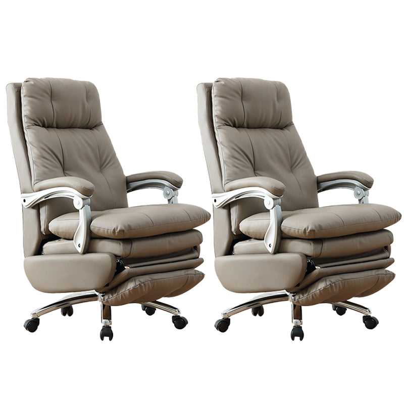 Armas extraíbles Silla de oficina Mecanismo de inclinación de cuero sin angustia silla de escritorio ergonómico