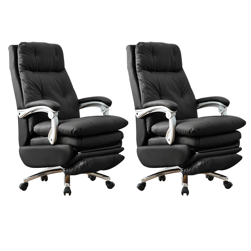 Armas extraíbles Silla de oficina Mecanismo de inclinación de cuero sin angustia silla de escritorio ergonómico