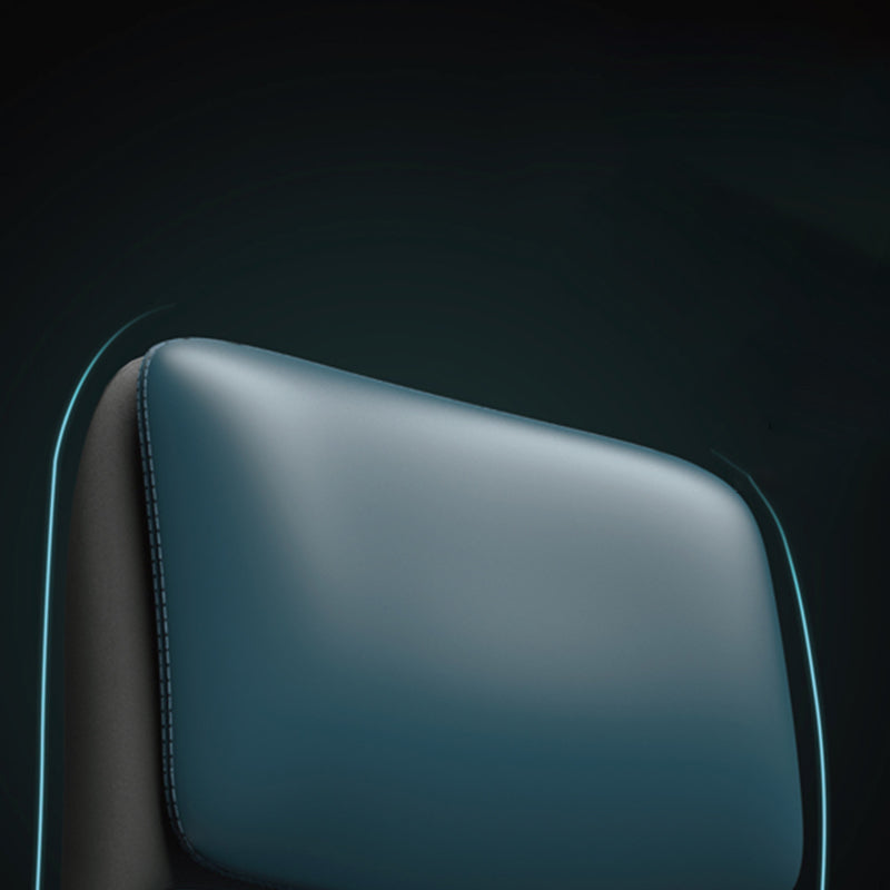 モダンオフィスチェアレザーチルトメカニズムホイール付きの悲惨な人間工学に基づいたデスクチェア