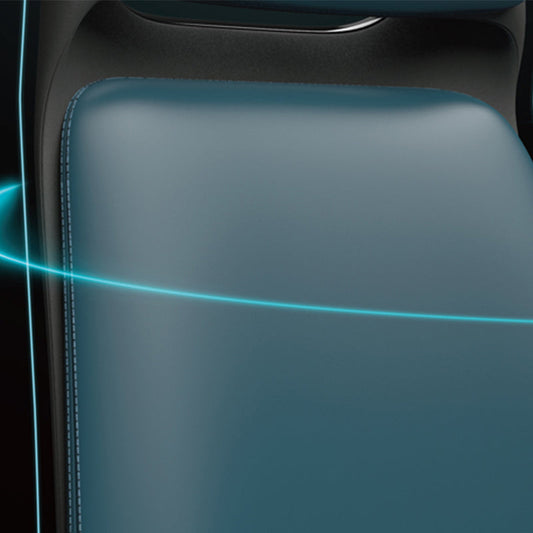 Sedia da ufficio moderna Meccanismo di inclinazione in pelle Nessuna sedia da scrivania ergonomica angosciante con ruote