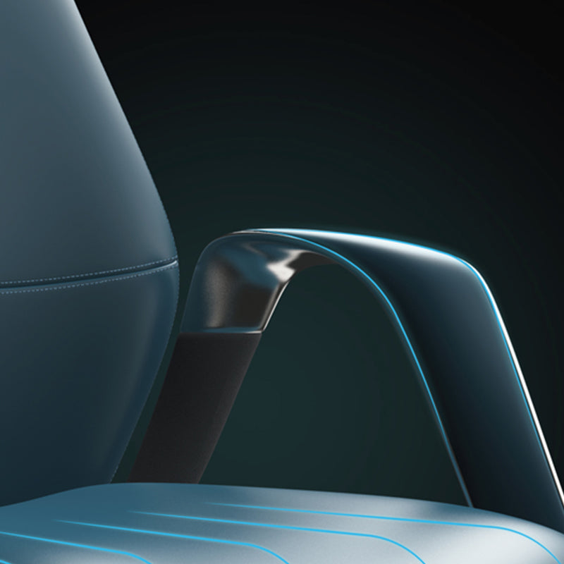 モダンオフィスチェアレザーチルトメカニズムホイール付きの悲惨な人間工学に基づいたデスクチェア