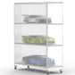 Closed Back Vertical Bookshelf Modern Style Acrylic Bookcase for Office Clearhalo 'Bookcases' 'furn' 'furn_bookcases' 'Furniture' 'Office Furniture' 7171586