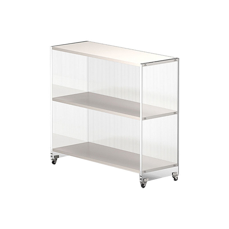 Closed Back Vertical Bookshelf Modern Style Acrylic Bookcase for Office Clearhalo 'Bookcases' 'furn' 'furn_bookcases' 'Furniture' 'Office Furniture' 7171592