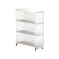 Closed Back Vertical Bookshelf Modern Style Acrylic Bookcase for Office Clearhalo 'Bookcases' 'furn' 'furn_bookcases' 'Furniture' 'Office Furniture' 7171593