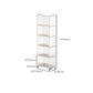 Closed Back Vertical Bookshelf Modern Style Acrylic Bookcase for Office Clearhalo 'Bookcases' 'furn' 'furn_bookcases' 'Furniture' 'Office Furniture' 7171598