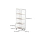Closed Back Vertical Bookshelf Modern Style Acrylic Bookcase for Office Clearhalo 'Bookcases' 'furn' 'furn_bookcases' 'Furniture' 'Office Furniture' 7171599