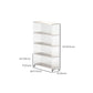 Closed Back Vertical Bookshelf Modern Style Acrylic Bookcase for Office Clearhalo 'Bookcases' 'furn' 'furn_bookcases' 'Furniture' 'Office Furniture' 7171601