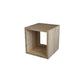 Open Back Cube boekenplank massief hout eigentijdse boekenkast voor thuis