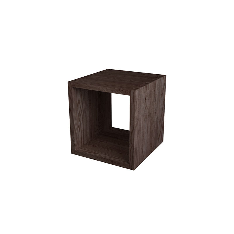 Open Back Cube boekenplank massief hout eigentijdse boekenkast voor thuis