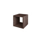 Open Back Cube boekenplank massief hout eigentijdse boekenkast voor thuis