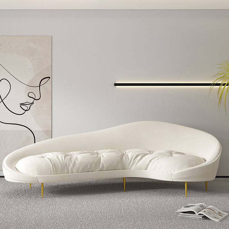 Stationary Sofa Apartment Slope Arm Loveseat for Living Room