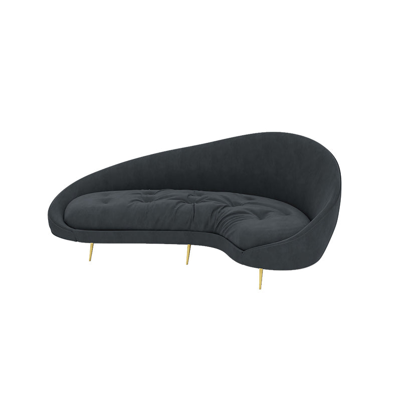 Stationary Sofa Apartment Slope Arm Loveseat for Living Room