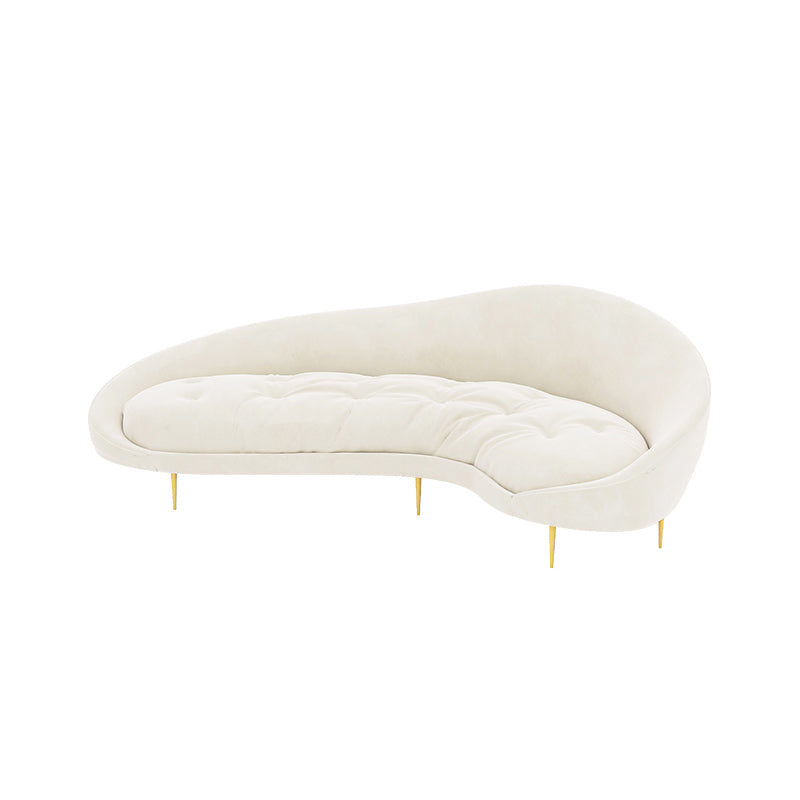 Stationary Sofa Apartment Slope Arm Loveseat for Living Room