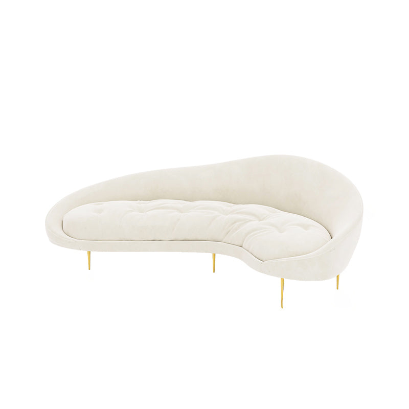 Stationary Sofa Apartment Slope Arm Loveseat for Living Room