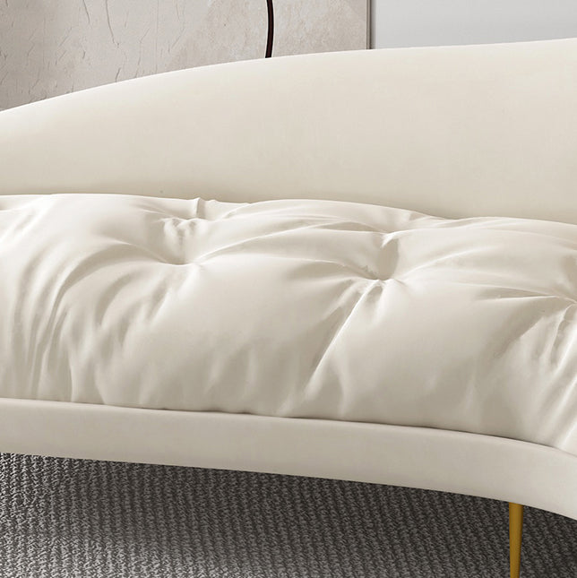 Stationary Sofa Apartment Slope Arm Loveseat for Living Room