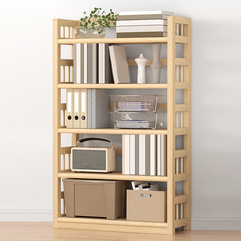 Natural Accent Chest, Contemporary Rectangle Accent Chest - Solid Wood 31.5"L x 9.8"W x 58.7"H Clearhalo 'Cabinets & Chests' 'cabinets_chests' 'furn' 'furn_cabinets_chests' 'Furniture' 'Living Room Furniture' 7172100