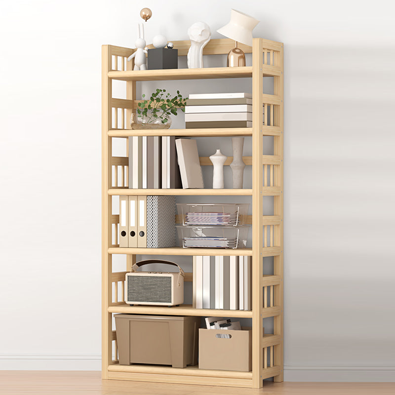 Natural Accent Chest, Contemporary Rectangle Accent Chest - Solid Wood 31.5"L x 9.8"W x 68.1"H Clearhalo 'Cabinets & Chests' 'cabinets_chests' 'furn' 'furn_cabinets_chests' 'Furniture' 'Living Room Furniture' 7172105