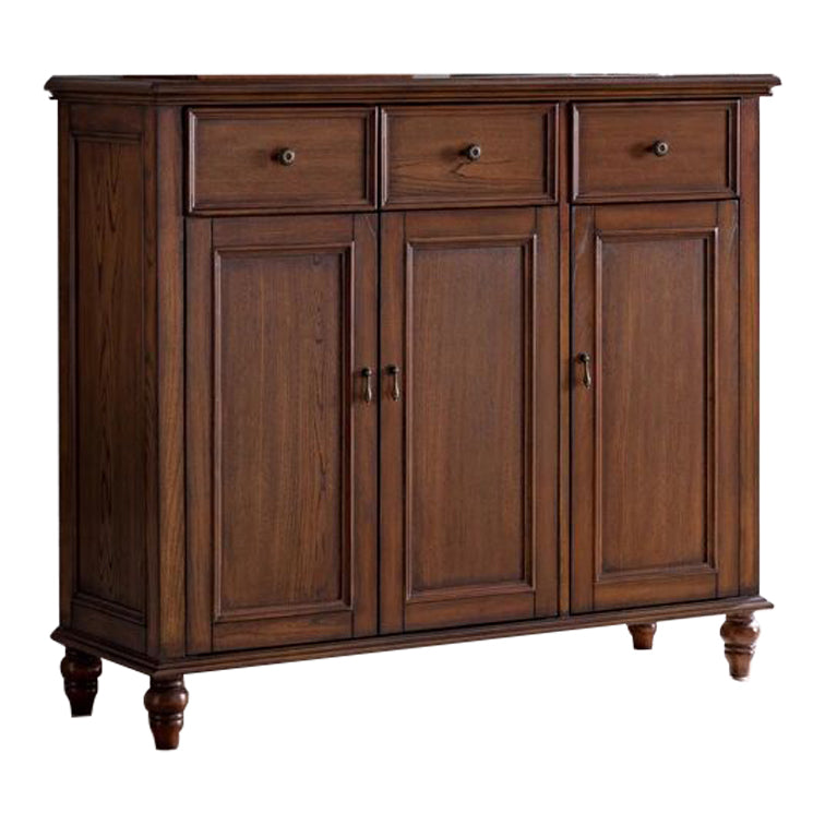 3 - Drawer Rectangle Accent Chest, Solid Wood Mid-Century Modern Cabinet Brown Clearhalo 'Cabinets & Chests' 'cabinets_chests' 'furn' 'furn_cabinets_chests' 'Furniture' 'Living Room Furniture' 7172175