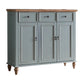 3 - Drawer Rectangle Accent Chest, Solid Wood Mid-Century Modern Cabinet Blue Clearhalo 'Cabinets & Chests' 'cabinets_chests' 'furn' 'furn_cabinets_chests' 'Furniture' 'Living Room Furniture' 7172176