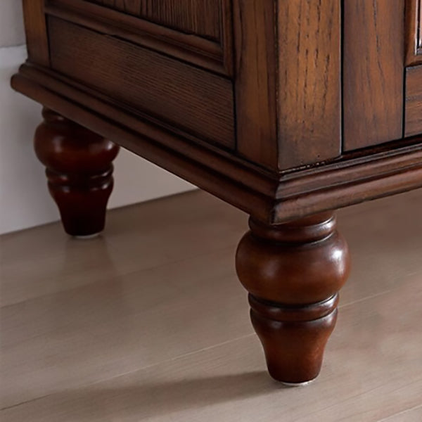 3 - Drawer Rectangle Accent Chest, Solid Wood Mid-Century Modern Cabinet Clearhalo 'Cabinets & Chests' 'cabinets_chests' 'furn' 'furn_cabinets_chests' 'Furniture' 'Living Room Furniture' 7172184