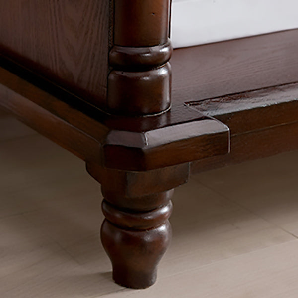 Industrial Brown Lacquered Cabinet 3-Door Cabinets, 70.9" Tall Clearhalo 'Cabinets & Chests' 'cabinets_chests' 'furn' 'furn_cabinets_chests' 'Furniture' 'Living Room Furniture' 7172213